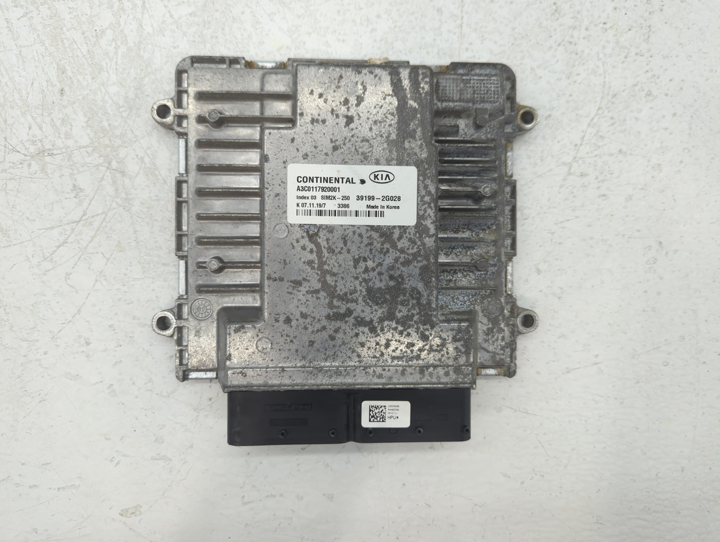 2019-2020 Kia Optima PCM Engine Control Computer ECU ECM PCU OEM P/N:39199-2G028 Fits Fits 2019 2020 OEM Used Auto Parts - O