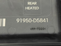 2020 Kia Optima Fusebox Fuse Box Panel Relay Module P/N:91950-D5841 Fits OEM Used Auto Parts - Oemusedautoparts1.com