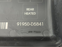 2020 Kia Optima Fusebox Fuse Box Panel Relay Module P/N:91950-D5841 Fits OEM Used Auto Parts - Oemusedautoparts1.com