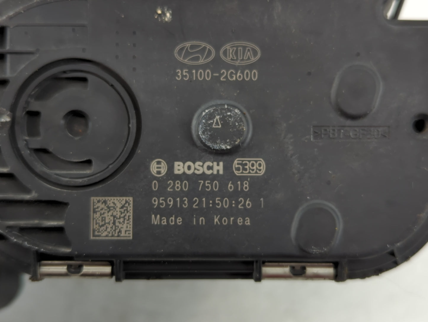 2016-2020 Kia Optima Throttle Body P/N:35100-2G600 0 280 750 618 Fits Fits 2015 2016 2017 2018 2019 2020 2021 OEM Used Auto 