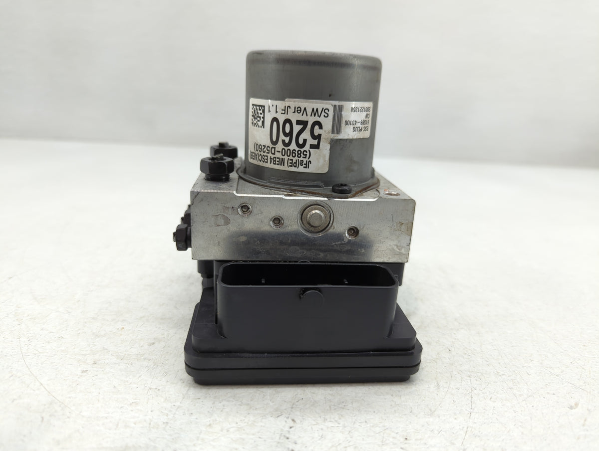2019-2020 Kia Optima Anti-Lock Brake ABS Pump Module Actuator OEM P/N:61589-43100 58900-D5260 Fits Fits 2019 2020 OEM Used A
