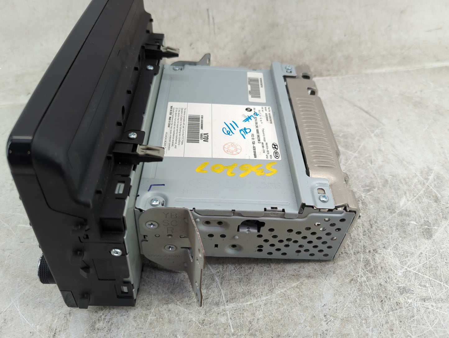 2019-2020 Kia Rio Radio AM FM Cd Player Receiver Replacement P/N:96160H9700FHV AD810H9AN, T08-ADB10H9AN Fits Fits 2019 2020 