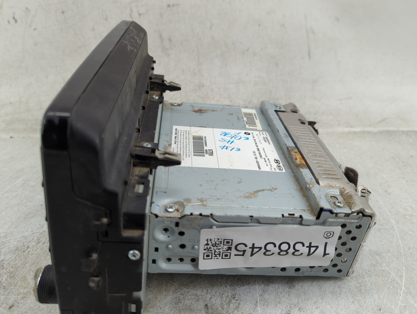 2019-2020 Kia Rio Radio AM FM Cd Player Receiver Replacement P/N:96160H9Z00FHV ADB10H9AN, TQ8-ADB10H9AN Fits Fits 2019 2020 