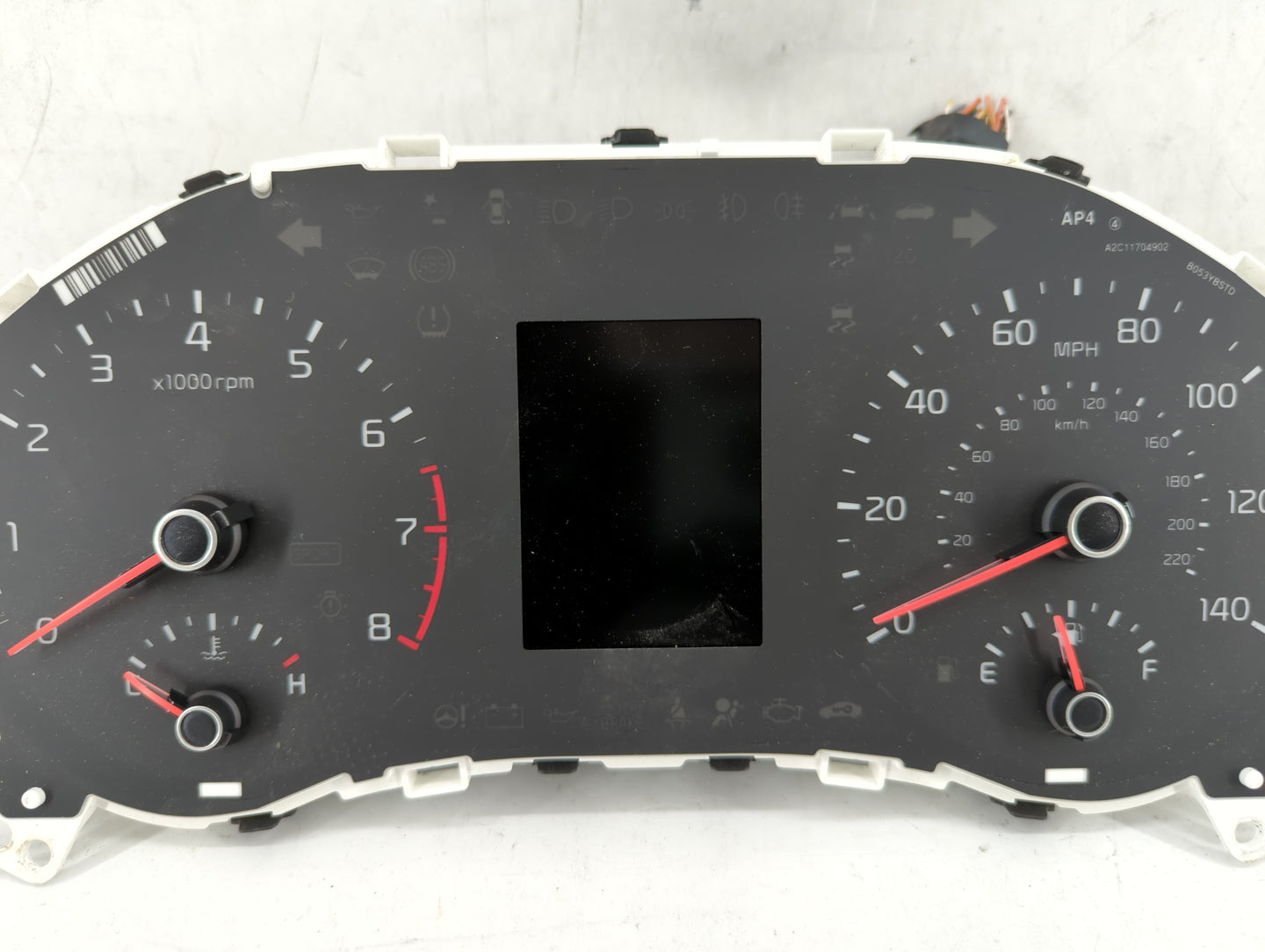 2019-2020 Kia Rio Instrument Cluster Speedometer Gauges P/N:94001-H9220 Fits Fits 2019 2020 OEM Used Auto Parts - Oemusedaut