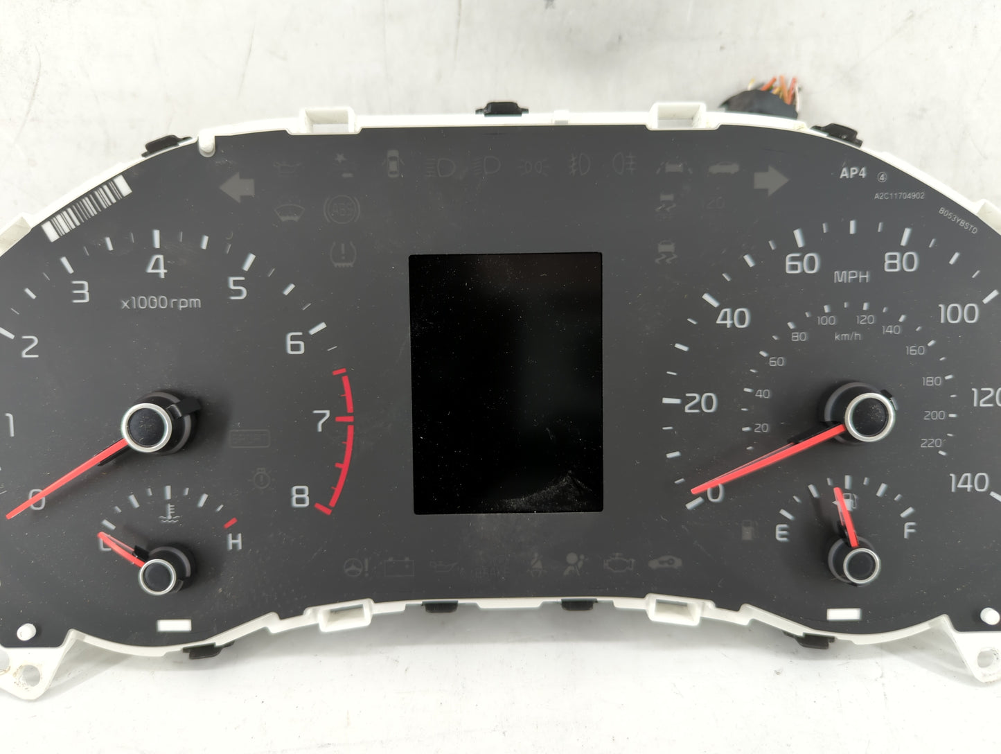 2019-2020 Kia Rio Instrument Cluster Speedometer Gauges P/N:94001-H9220 Fits Fits 2019 2020 OEM Used Auto Parts - Oemusedaut