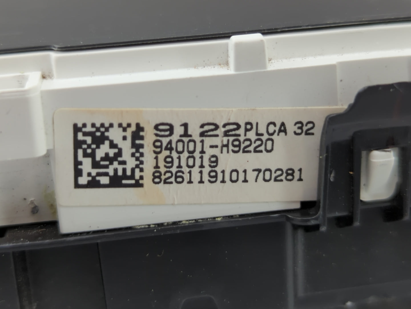 2019-2020 Kia Rio Instrument Cluster Speedometer Gauges P/N:94001-H9220 Fits Fits 2019 2020 OEM Used Auto Parts - Oemusedaut