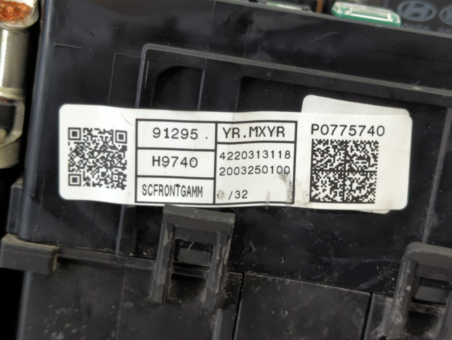 2020 Kia Rio Fusebox Fuse Box Panel Relay Module P/N:91295-H9740 Fits OEM Used Auto Parts - Oemusedautoparts1.com