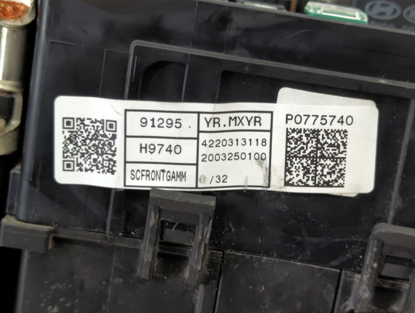 2020 Kia Rio Fusebox Fuse Box Panel Relay Module P/N:91295-H9740 Fits OEM Used Auto Parts - Oemusedautoparts1.com