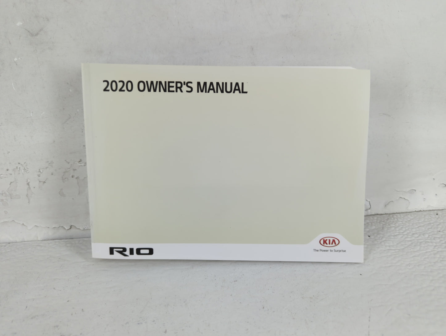 2020 Kia Rio Owners Manual Book Guide OEM Used Auto Parts - Oemusedautoparts1.com