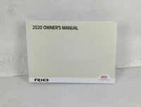 2020 Kia Rio Owners Manual Book Guide OEM Used Auto Parts - Oemusedautoparts1.com