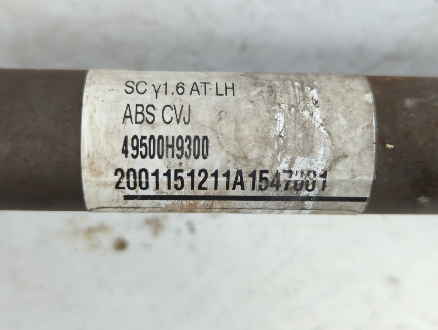 2018-2020 Kia Rio Axle Shaft Front Driver Cv C/v - Oemusedautoparts1.com