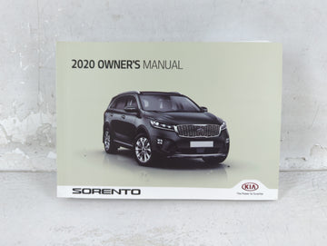 2020 Kia Sorento Owners Manual Book Guide P/N:LXG5-EU98B OEM Used Auto Parts - Oemusedautoparts1.com