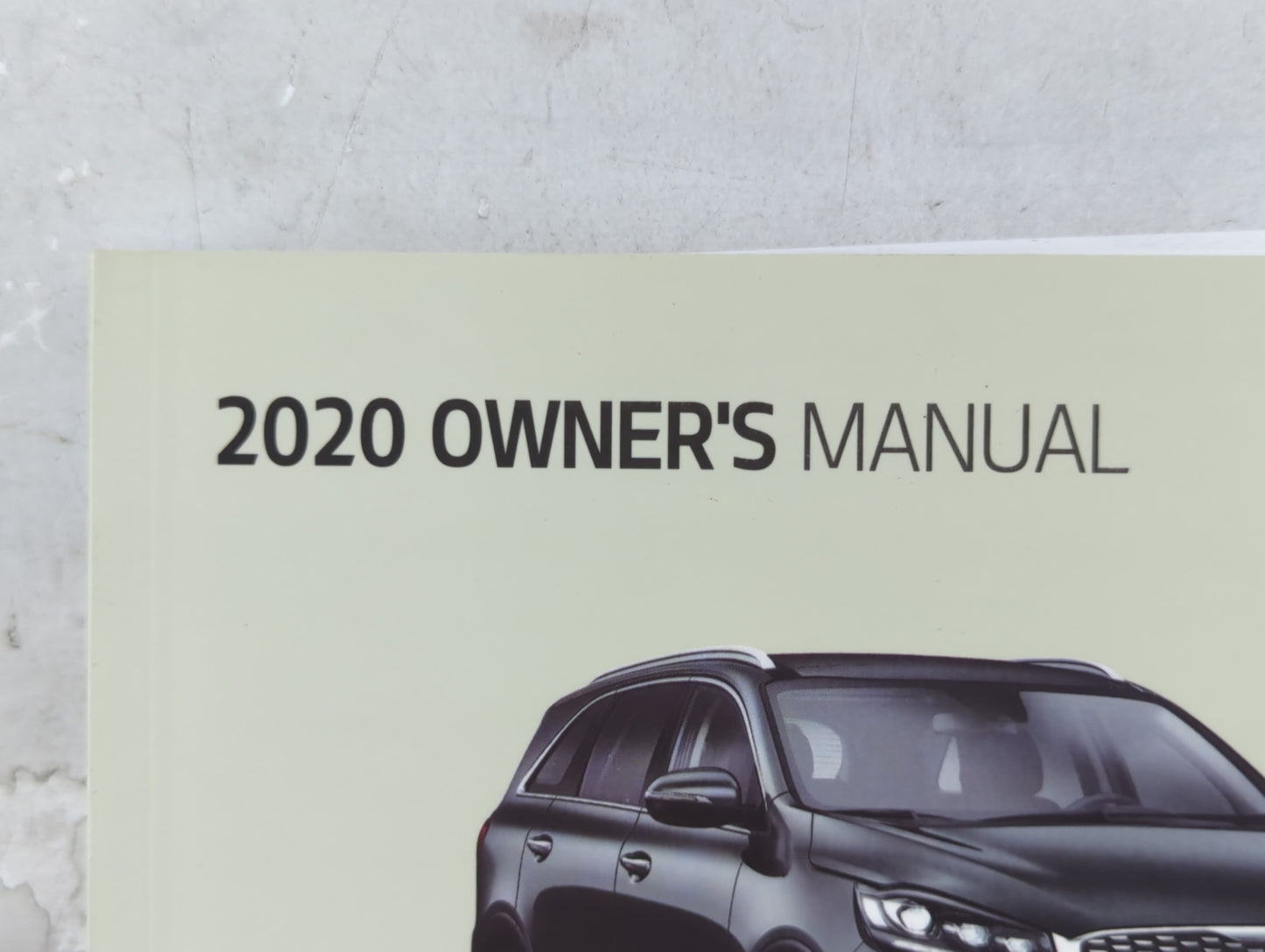 2020 Kia Sorento Owners Manual Book Guide P/N:LXG5-EU98B OEM Used Auto Parts - Oemusedautoparts1.com