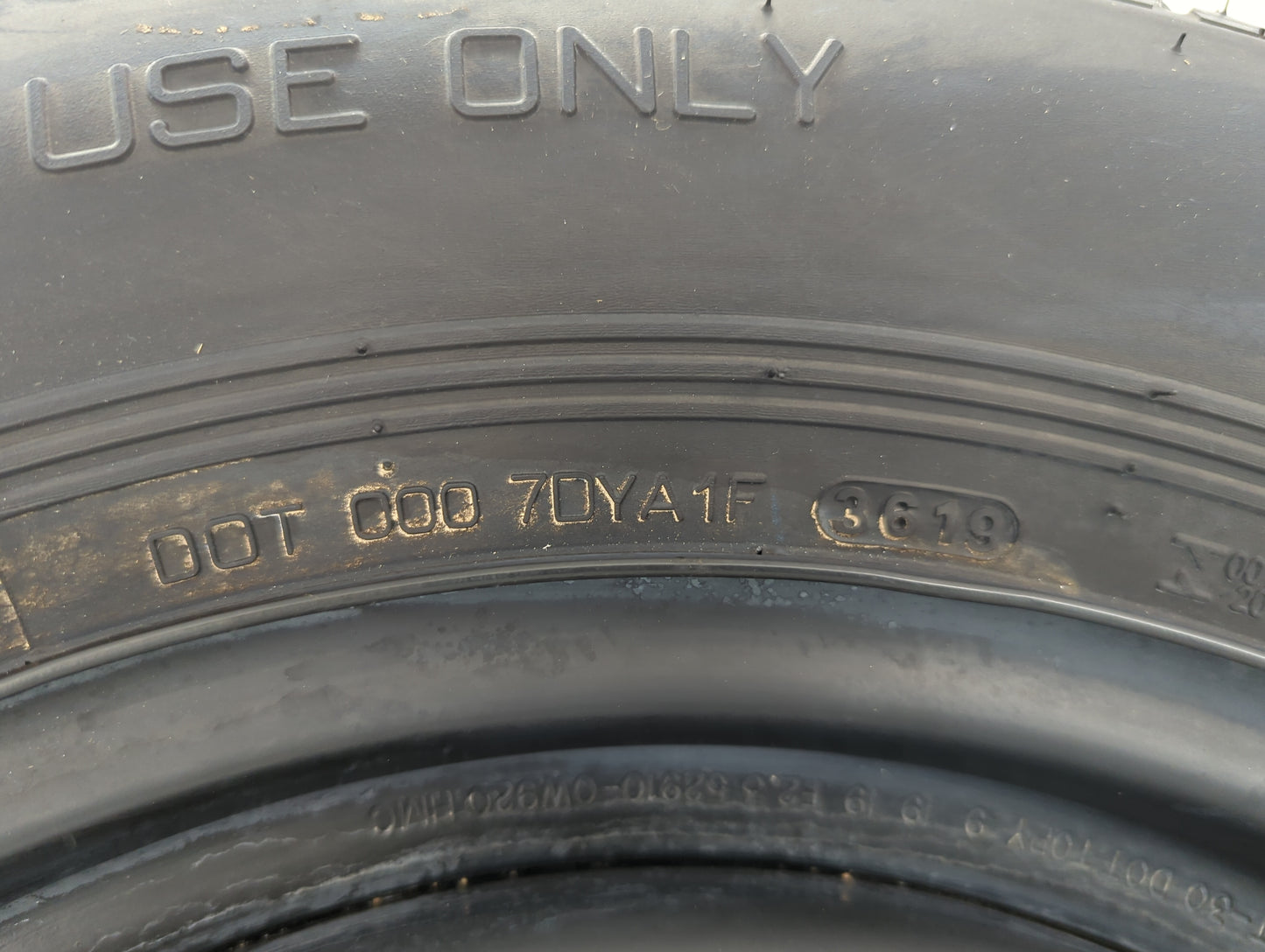 2011-2020 Kia Sorento Spare Donut Tire Wheel Rim Oem - Oemusedautoparts1.com