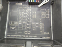 2019-2020 Kia Sorento Fusebox Fuse Box Panel Relay Module P/N:91941-C6222 Fits Fits 2019 2020 OEM Used Auto Parts - Oemuseda