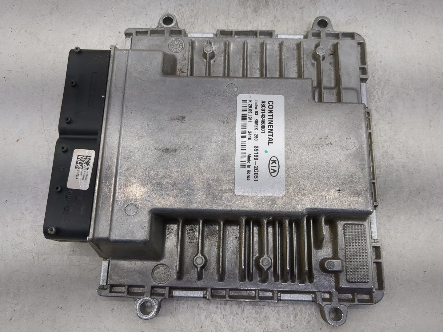 2019-2020 Kia Sorento PCM Engine Control Computer ECU ECM PCU OEM P/N:39199-2G051 A3C0143460001, SIM2K-250 Fits Fits 2019 20