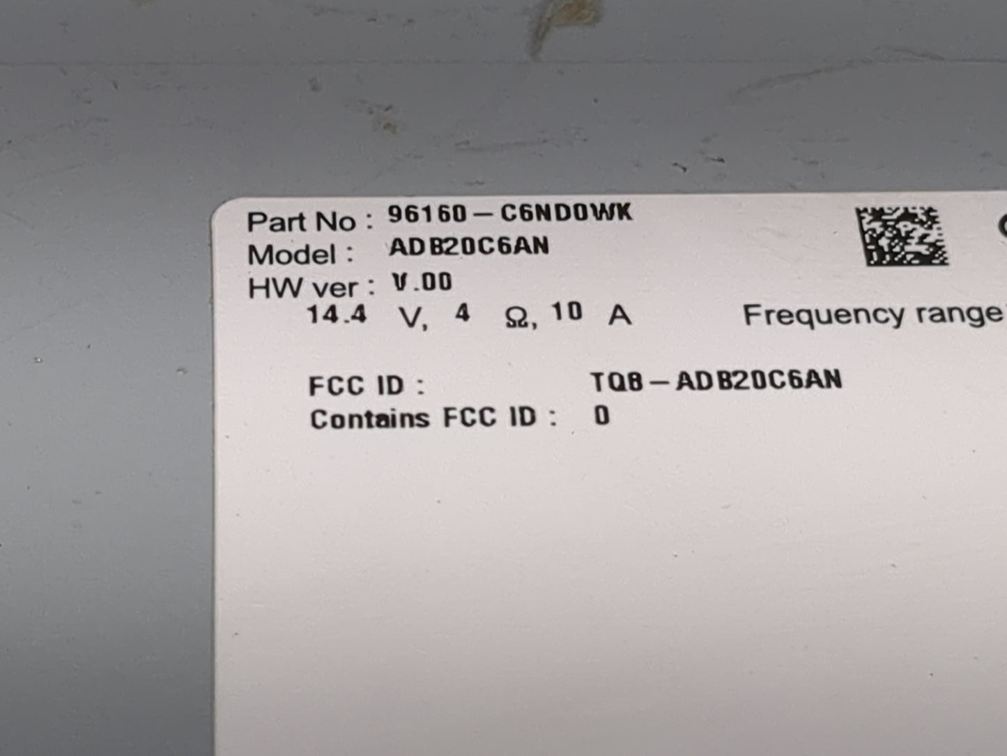 2019-2020 Kia Sorento Radio AM FM Cd Player Receiver Replacement P/N:96160-C6ND0WK ADB20C6AN, TQ8-ADB20C6AN Fits Fits 2019 2