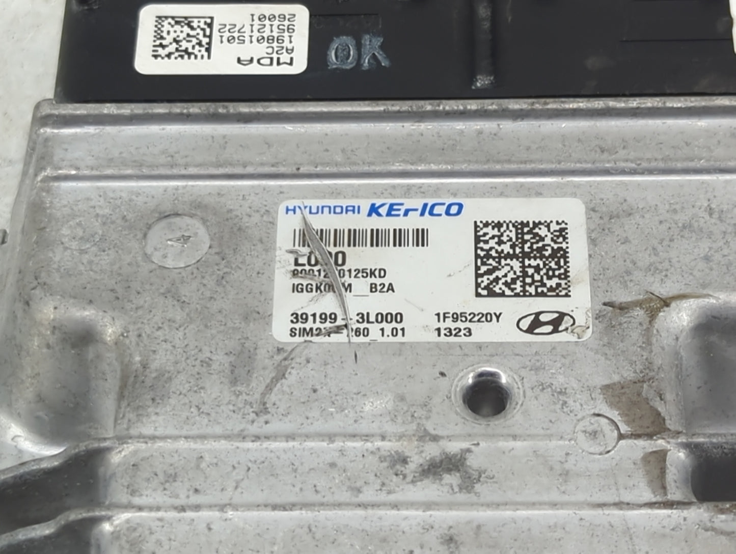 2019-2020 Kia Sorento PCM Engine Control Computer ECU ECM PCU OEM P/N:39199-3L000 1F95220Y Fits Fits 2019 2020 OEM Used Auto
