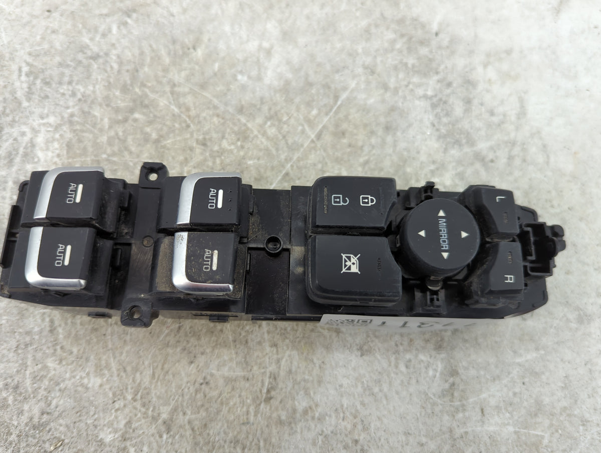 2020 Kia Sorento Master Power Window Switch Replacement Driver Side Left P/N:29914779 Fits OEM Used Auto Parts - Oemusedauto
