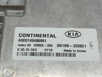 2019-2020 Kia Sorento PCM Engine Control Computer ECU ECM PCU OEM P/N:39199-2G051 Fits Fits 2019 2020 OEM Used Auto Parts - 