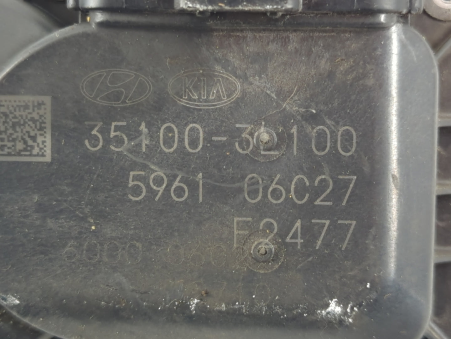 2019-2020 Kia Sorento Throttle Body P/N:35100-3L100 Fits Fits 2017 2018 2019 2020 2021 2022 OEM Used Auto Parts - Oemusedaut