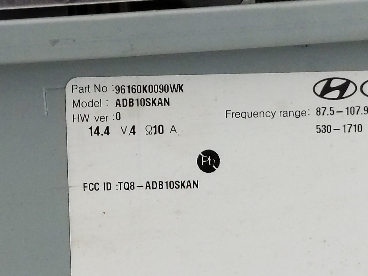 2020-2021 Kia Soul Radio AM FM Cd Player Receiver Replacement P/N:96160K0090WK Fits Fits 2020 2021 OEM Used Auto Parts - Oem