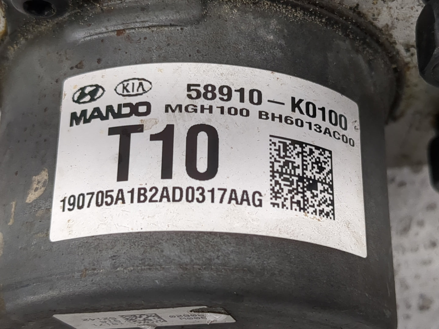 2020-2021 Kia Soul ABS Pump Control Module Replacement P/N:58910-K0100 Fits Fits 2020 2021 OEM Used Auto Parts - Oemusedauto