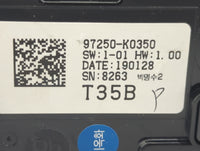 2020-2021 Kia Soul Climate Control Module Temperature AC/Heater Replacement P/N:97250-K0350 Fits Fits 2020 2021 OEM Used Aut
