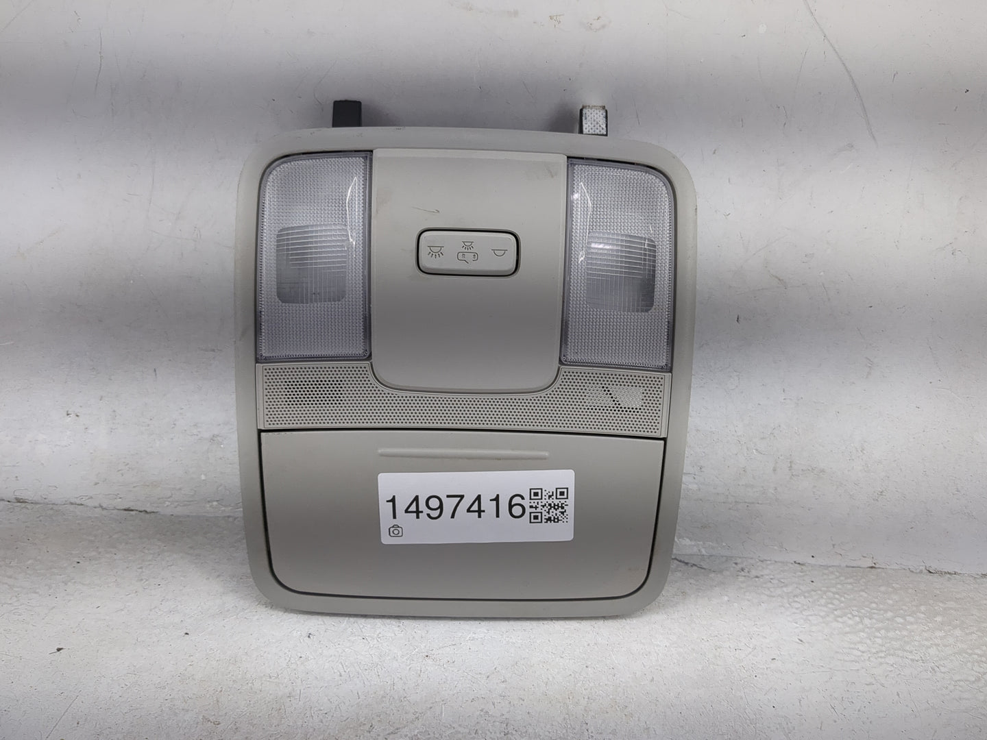 2020-2021 Kia Soul Overhead Roof Console Gray 1497416 - Oemusedautoparts1.com