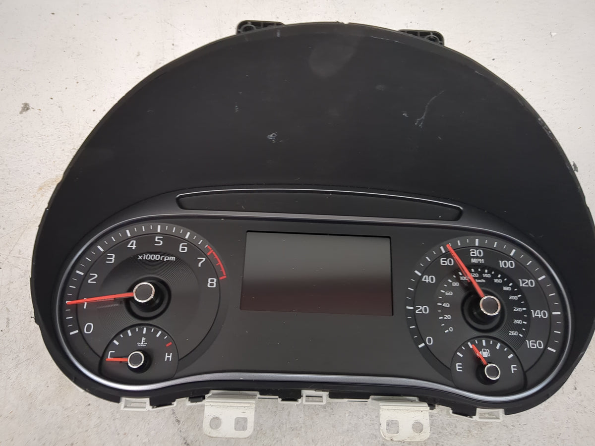 2020-2021 Kia Soul Instrument Cluster Speedometer Gauges P/N:94011-K0400 11004-212820Q, TL40 Miles:65K Fits Fits 2020 2021 O