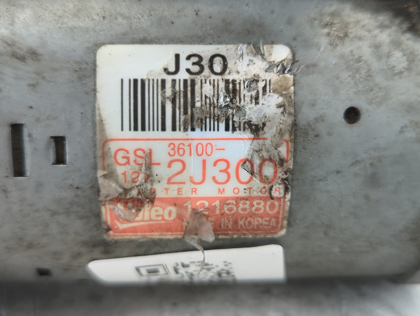 2020-2021 Kia Soul Car Starter Motor Solenoid OEM P/N:1216880 36100-2J300 Fits Fits 2020 2021 2022 OEM Used Auto Parts - Oem
