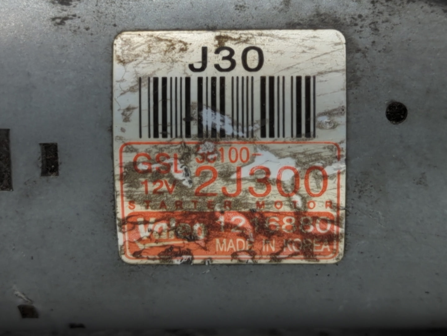 2020-2021 Kia Soul Car Starter Motor Solenoid OEM P/N:1216880 36100-2J300 Fits Fits 2020 2021 2022 OEM Used Auto Parts - Oem