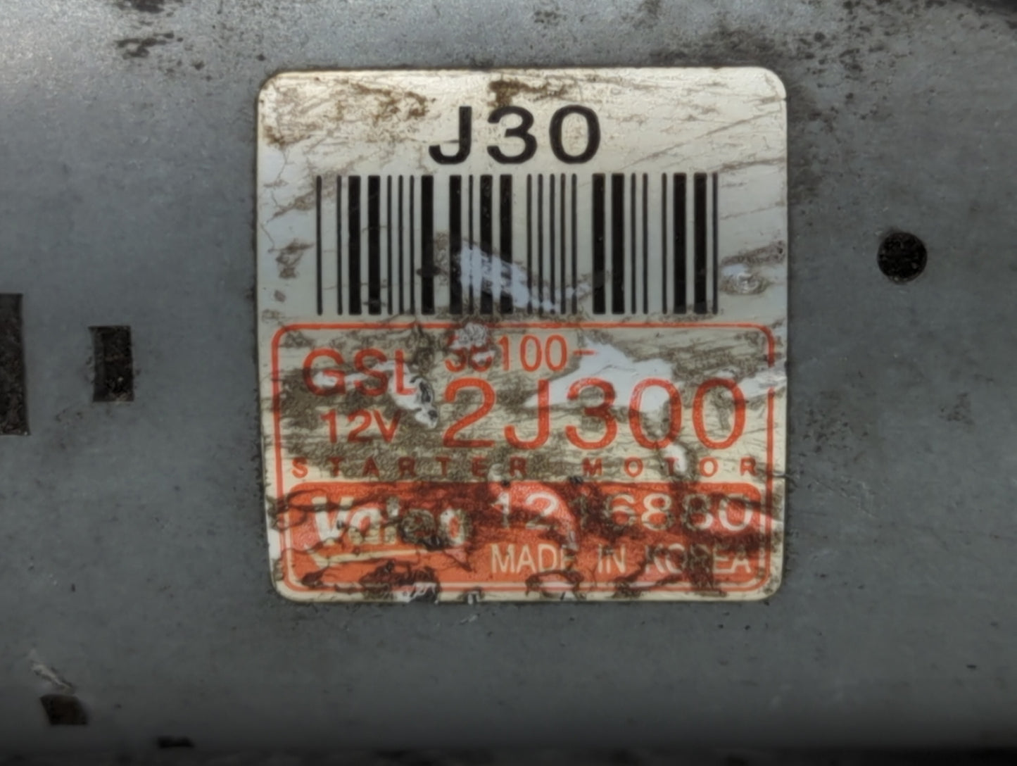 2020-2021 Kia Soul Car Starter Motor Solenoid OEM P/N:1216880 36100-2J300 Fits Fits 2020 2021 2022 OEM Used Auto Parts - Oem