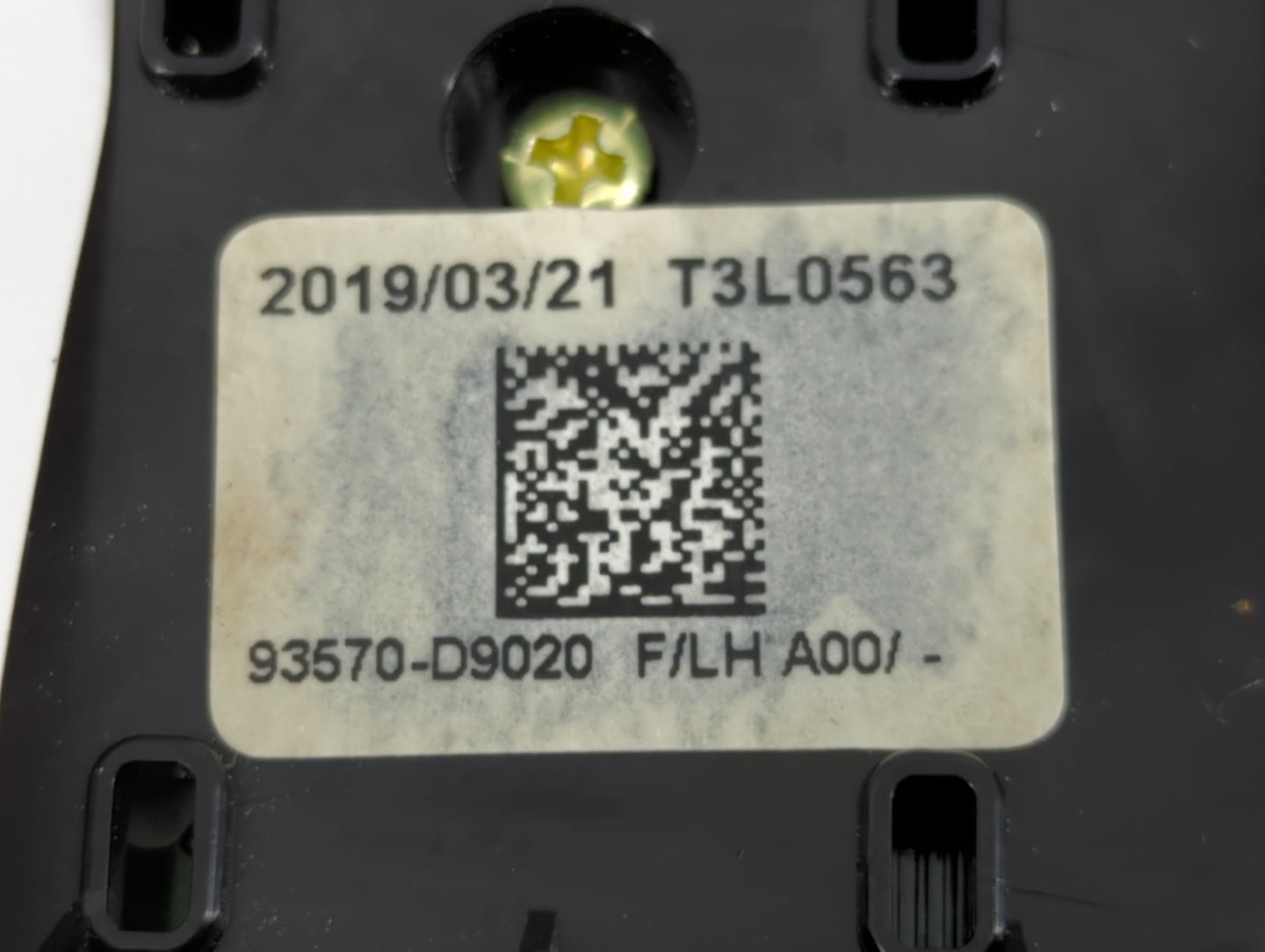 2017-2021 Kia Sportage Master Power Window Switch Replacement Driver Side Left P/N:93570-D9020 Fits Fits 2017 2018 2019 2020