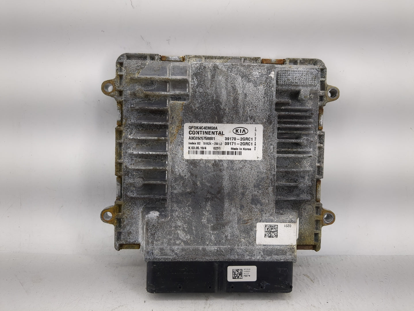 2020-2021 Kia Sportage PCM Engine Control Computer ECU ECM PCU OEM P/N:39171-2GRC1 39170-2GRC1 Fits Fits 2020 2021 OEM Used 