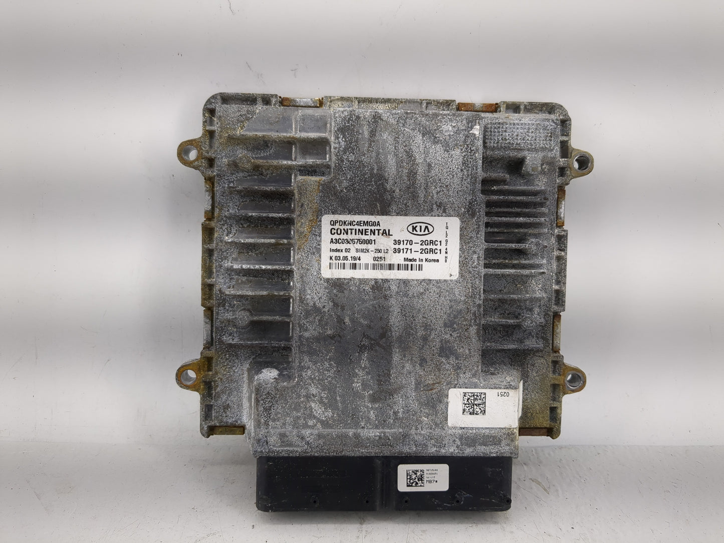 2020-2021 Kia Sportage PCM Engine Control Computer ECU ECM PCU OEM P/N:39171-2GRC1 39170-2GRC1 Fits Fits 2020 2021 OEM Used 