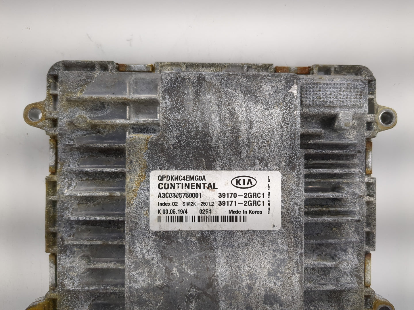 2020-2021 Kia Sportage PCM Engine Control Computer ECU ECM PCU OEM P/N:39171-2GRC1 39170-2GRC1 Fits Fits 2020 2021 OEM Used 