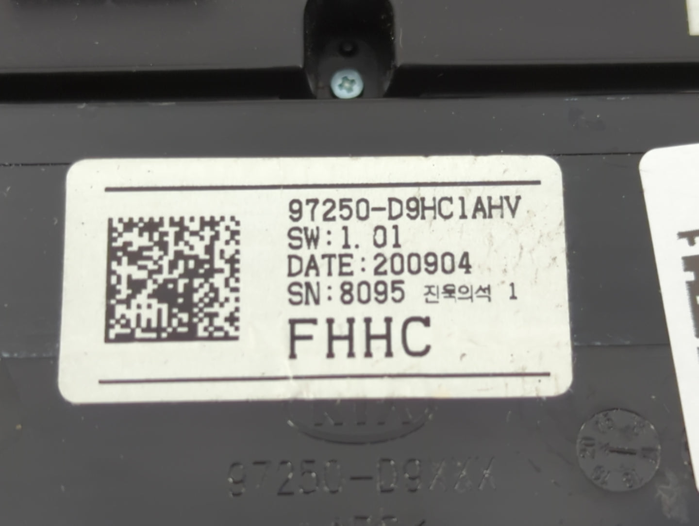 2020-2021 Kia Sportage Climate Control Module Temperature AC/Heater Replacement P/N:97250-D9CC0AHV Fits Fits 2020 2021 OEM U