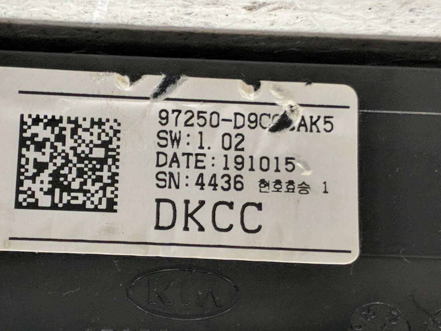 2020-2021 Kia Sportage Climate Control Module Temperature AC/Heater Replacement P/N:97250D9CC0AK5 Fits Fits 2020 2021 OEM Us