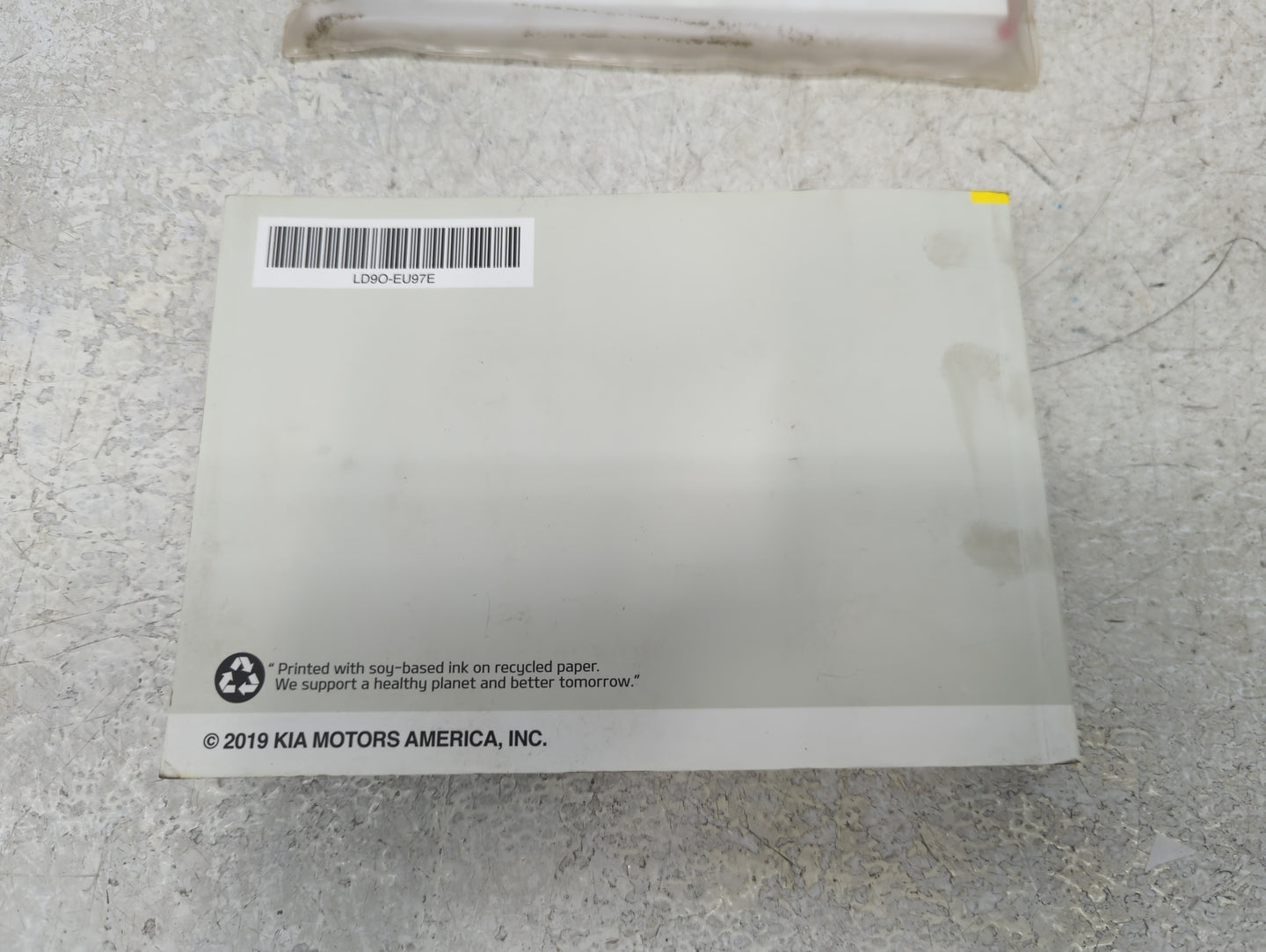 2020 Kia Sportage Owners Manual Book Guide P/N:LD9O-EU97E OEM Used Auto Parts - Oemusedautoparts1.com