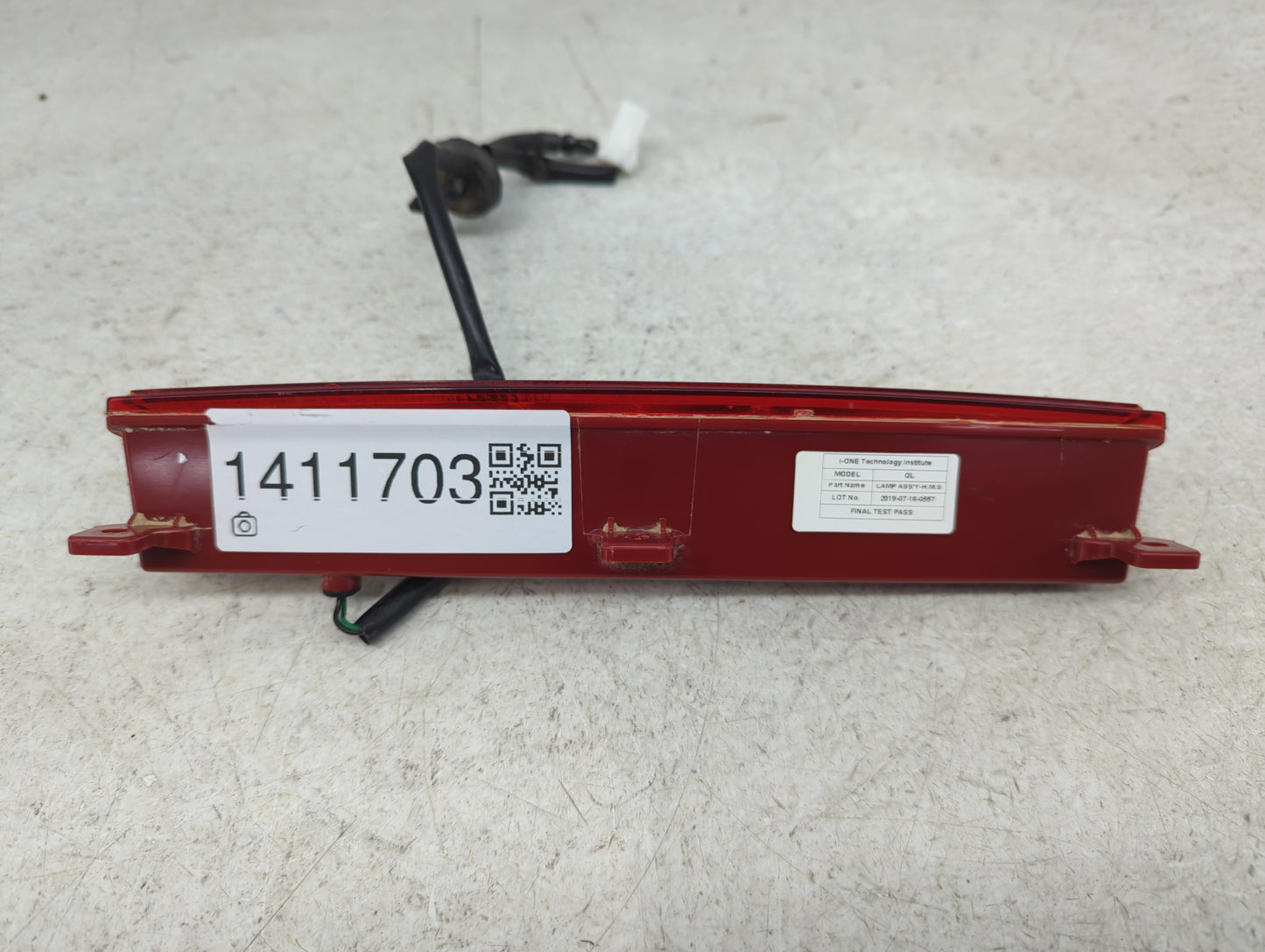 2020 Kia Sportage Third Brake Light Tail Light P/N:92700-D9000 Fits OEM Used Auto Parts - Oemusedautoparts1.com