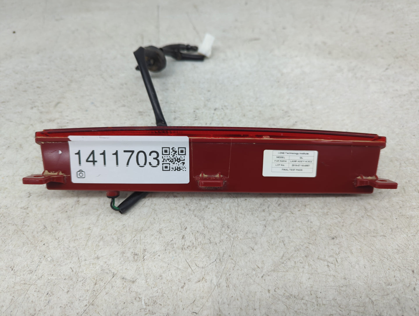 2020 Kia Sportage Third Brake Light Tail Light P/N:92700-D9000 Fits OEM Used Auto Parts - Oemusedautoparts1.com