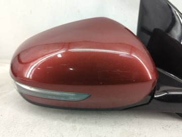 2017-2021 Kia Sportage Driver Left Side View Manual Door Mirror Burgundy