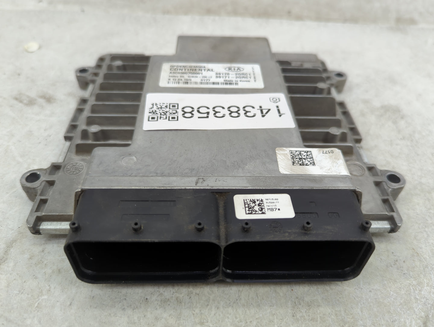 2020 Kia Sportage PCM Engine Control Computer ECU ECM PCU OEM P/N:39170-2GRC1 39171-2GRC1, A3C0305750001, QPDKNC4EMG0A Fits 