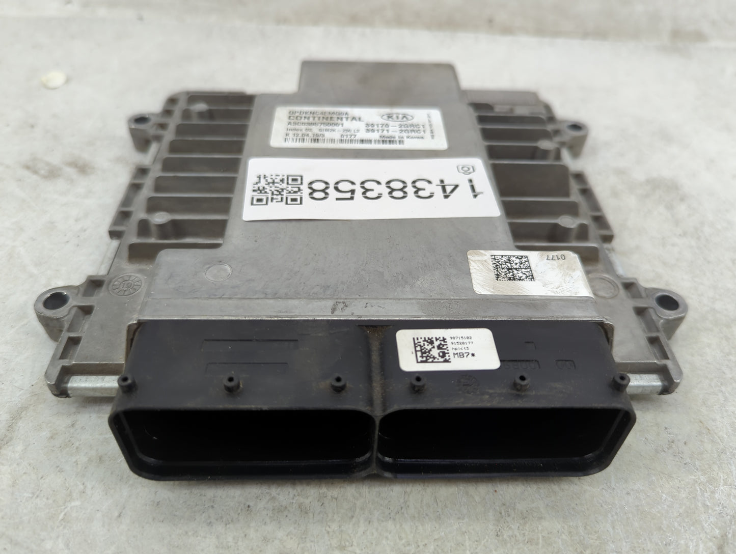2020 Kia Sportage PCM Engine Control Computer ECU ECM PCU OEM P/N:39170-2GRC1 39171-2GRC1, A3C0305750001, QPDKNC4EMG0A Fits 