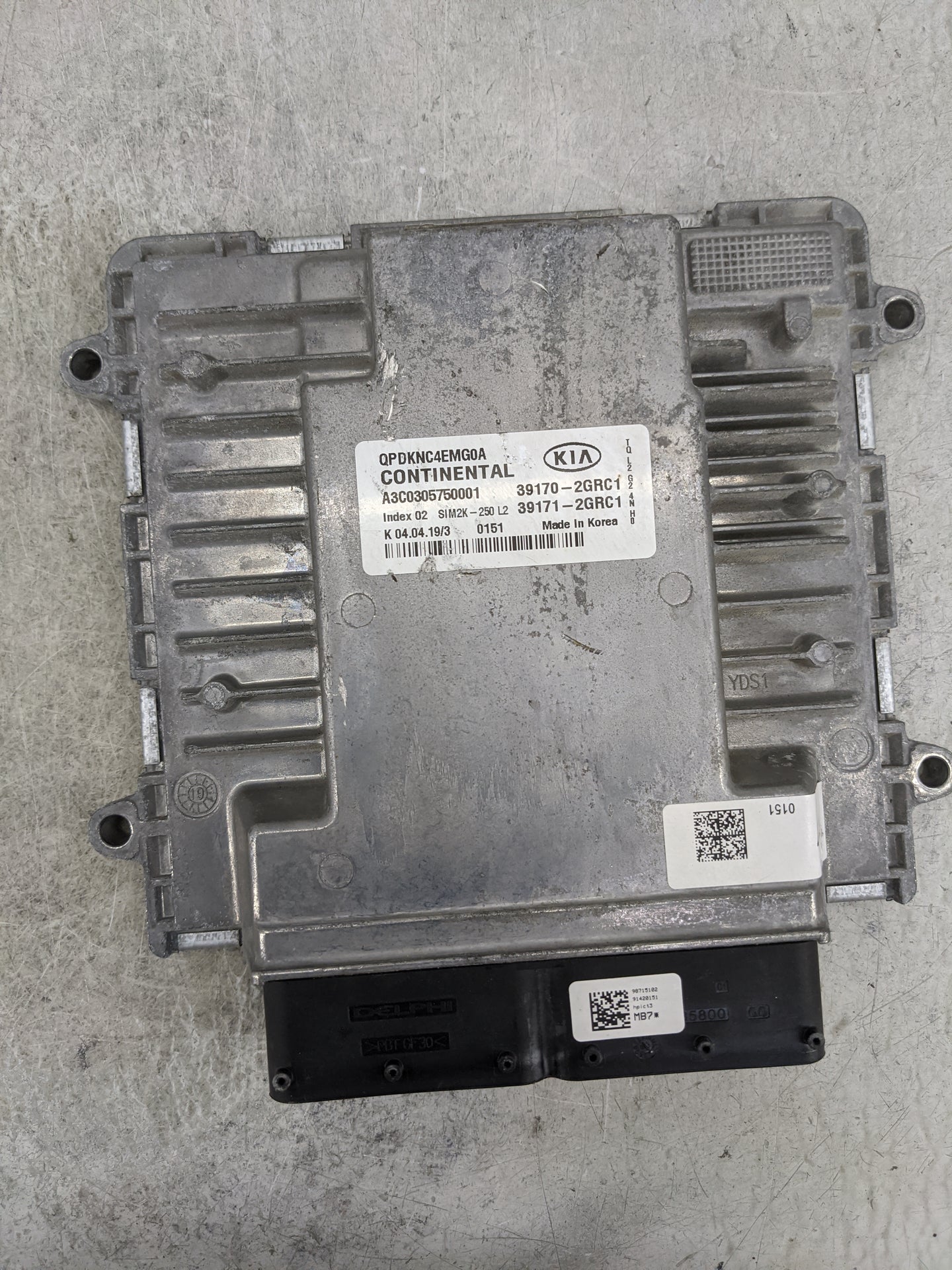 2020-2021 Kia Sportage PCM Engine Control Computer ECU ECM PCU OEM P/N:39170-2GRC1 39171-2GRC1, A3C0305750001 Fits Fits 2020