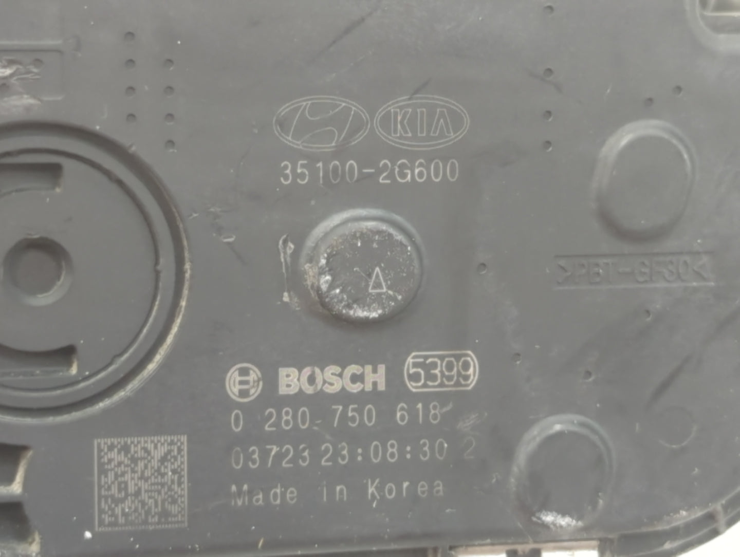 2017-2021 Kia Sportage Throttle Body P/N:0 280 750 618 35100-2G600 Fits Fits 2015 2016 2017 2018 2019 2020 2021 OEM Used Aut