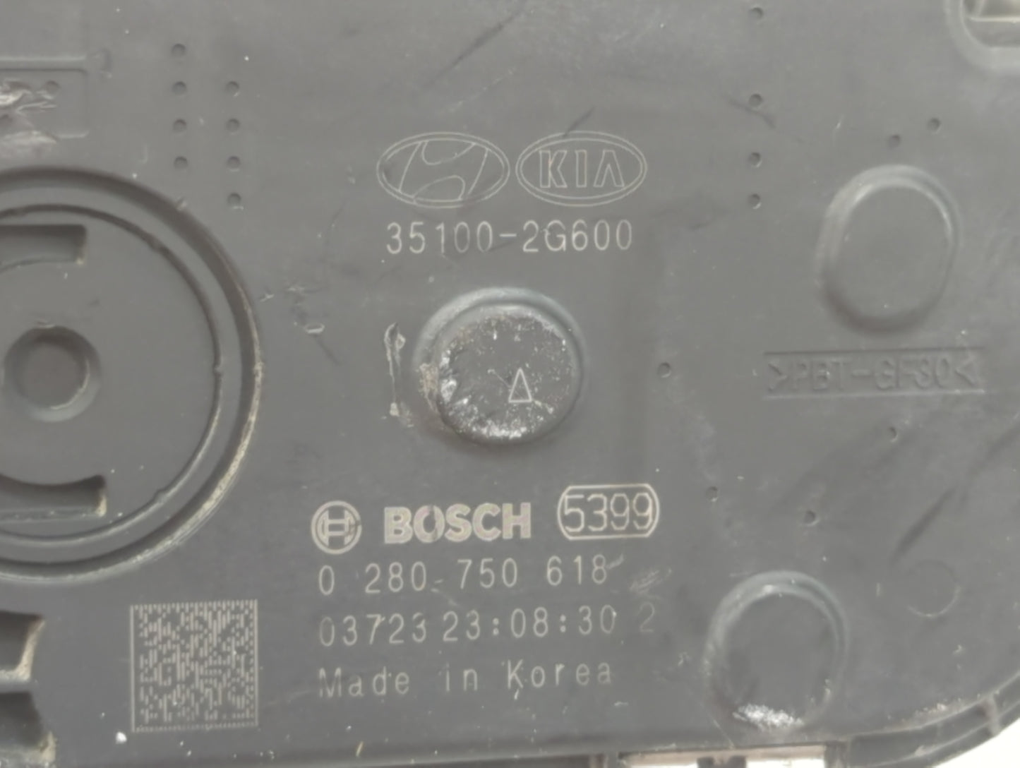 2017-2021 Kia Sportage Throttle Body P/N:0 280 750 618 35100-2G600 Fits Fits 2015 2016 2017 2018 2019 2020 2021 OEM Used Aut