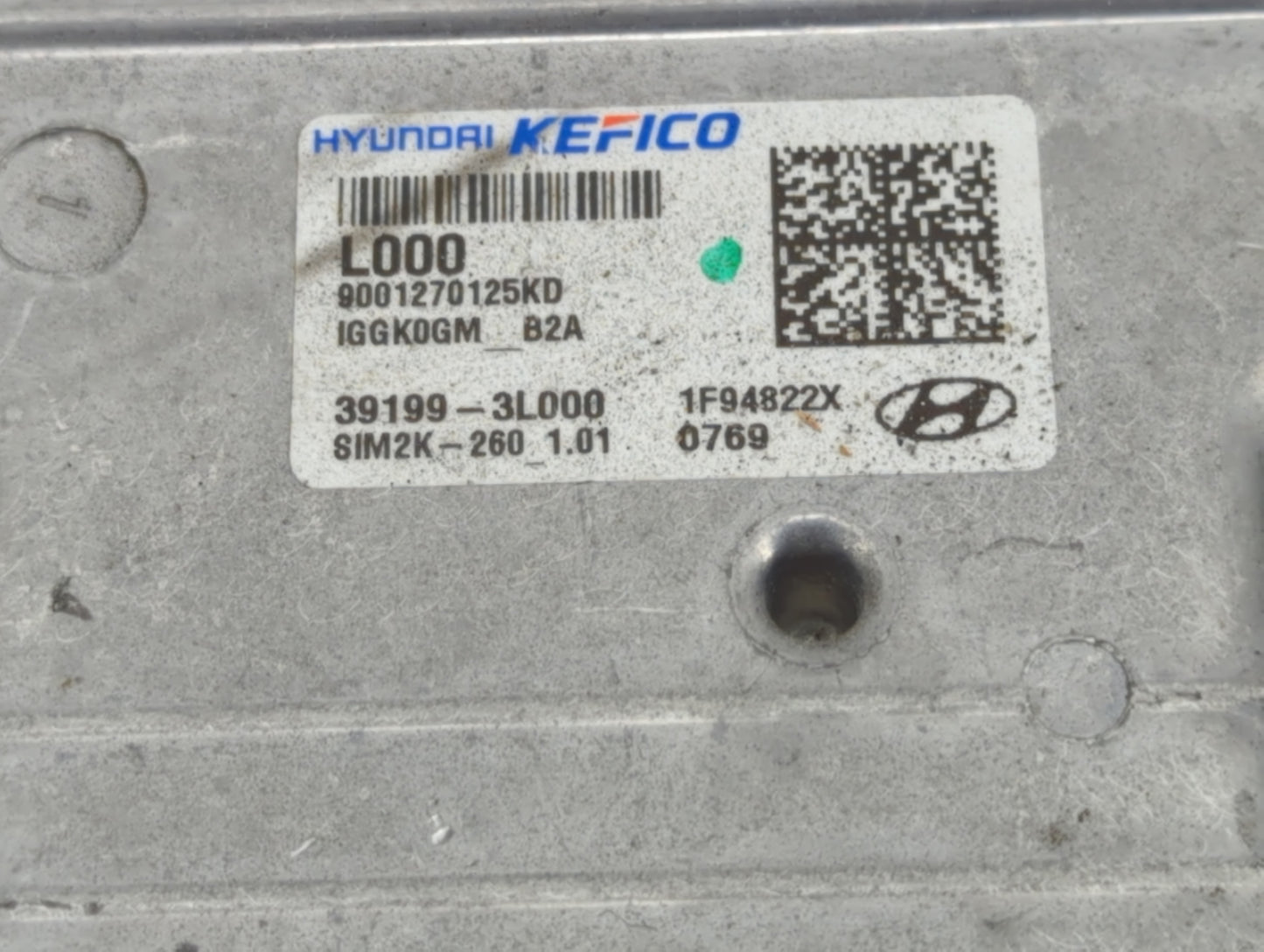 2020 Kia Telluride PCM Engine Control Computer ECU ECM PCU OEM P/N:39199-3L000 Fits OEM Used Auto Parts - Oemusedautoparts1.