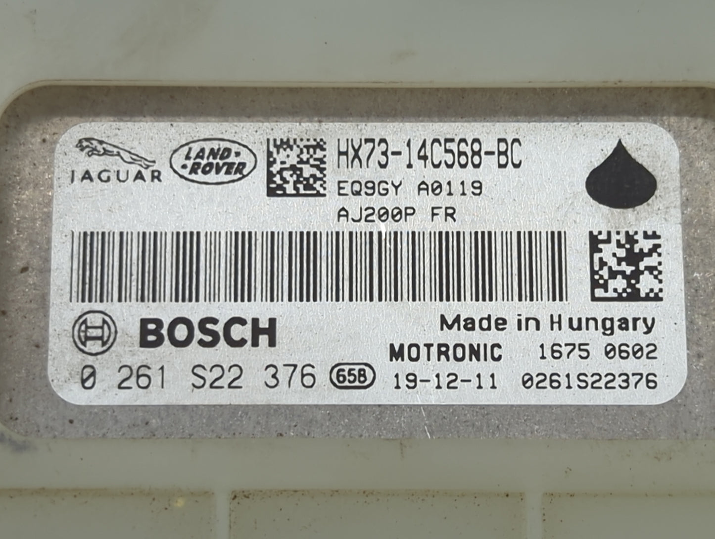 2020 Land Rover Discovery Sport PCM Engine Control Computer ECU ECM PCU OEM P/N:HX73-14C568-BC 0261S22376 Fits OEM Used Auto